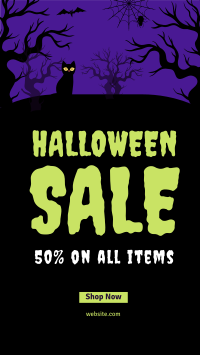 Spooky Midnight Sale Facebook Story