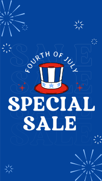 Quirky 4th of July Special Sale Instagram Story