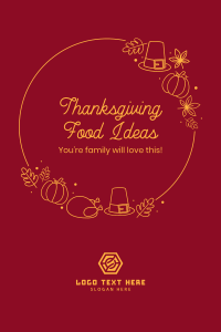 Thanksgiving Holiday Food  Pinterest Pin