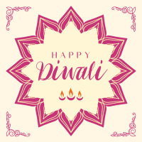 Ornamental Diwali Greeting Instagram Post
