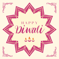 Ornamental Diwali Greeting Instagram Post Image Preview