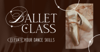 Elegant Ballet Class Facebook Ad