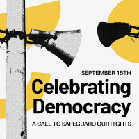 Modern Democracy Celebration Instagram Post Design