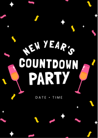 New Year Countdown Party Flyer