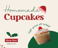 Cupcake Christmas Sale Facebook Post Image Preview