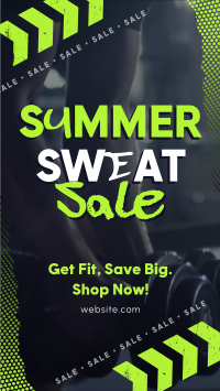 Fitness Summer Sale Instagram Story