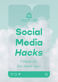 Social Media Hacks Flyer