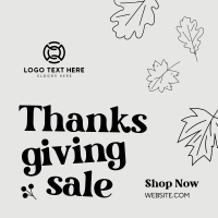 Thanksgiving Promo Instagram Post