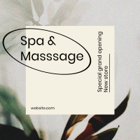 Spa & Massage Instagram Post Image Preview