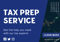 Tax Preparation Postcard example 2