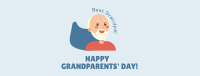 Best Grandfather Greeting Facebook Cover