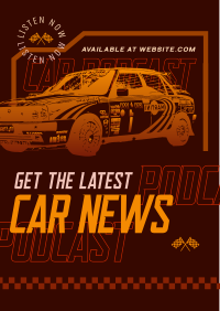 Car News Broadcast Flyer