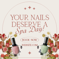 Floral Nail Services Instagram Post