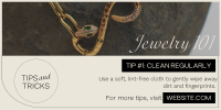 Jewelry Clean Minimal Twitter Post Design