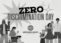 Zero Discrimination Advocacy Postcard Image Preview