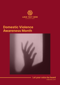 Domestic Violence Month Poster