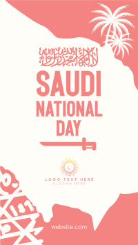 Saudi National Day Instagram Reel Image Preview