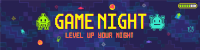 Pixel Gaming Night Twitch Banner