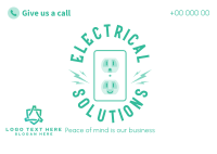 Electrical Solutions Postcard Design