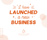 New Business Launch Facebook Post