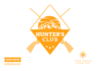 Hunters Club Postcard