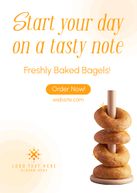 Fresh Baked Bagels Flyer