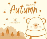 Bear in Autumn Facebook Post