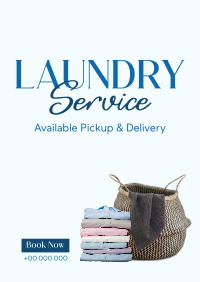 Laundry Delivery Services Poster