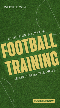 Minimalist Football Training Video