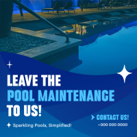 Pool Maintenance Service Linkedin Post