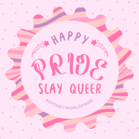 Pride Day Badge Instagram Post
