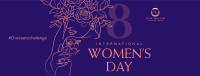 Rose Women's Day Facebook Cover Image Preview