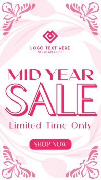 Mid-Year Sale Floral Instagram Reel Image Preview