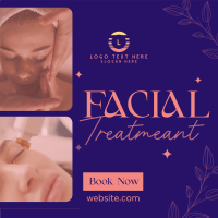 Beauty Facial Spa Treatment Linkedin Post Design