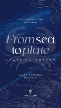 Seafood Cuisine Buffet Facebook Story