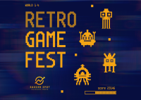 Retro Game Fest Postcard