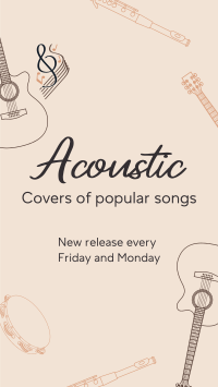 Acoustic Music Covers TikTok Video