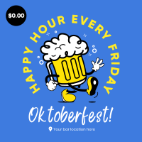 Happy Hour Mascot Instagram Post Image Preview