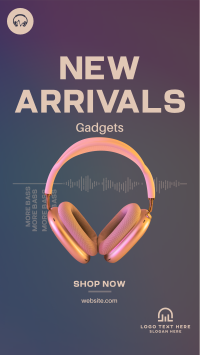 Girly Headphone Facebook Story