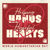 Humanitarian Hopeful Hearts Instagram Post Image Preview