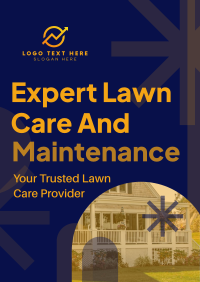 Expert Lawn Maintenance Flyer