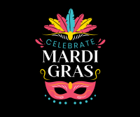 Celebrate Mardi Gras Facebook Post