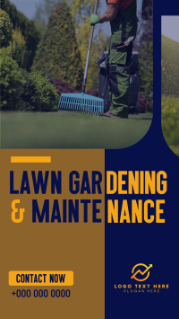 Neat Lawn Maintenance Instagram Story