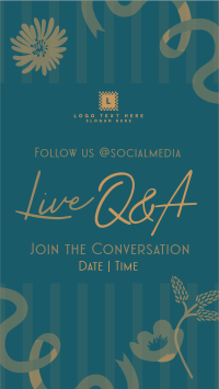 Live Q&A Conversation Instagram Reel