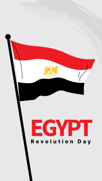 Egypt Flag Brush Facebook Story