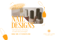 New Nail Designs Postcard