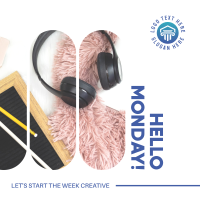 Hello Monday Instagram Post Design