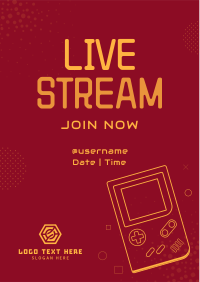 Neon Game Stream Flyer