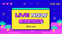 Pixel Livestreamer Animation