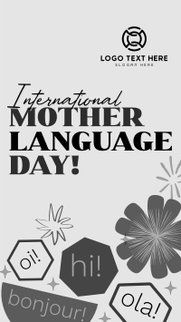 Quirky International Mother Language Day Facebook Story